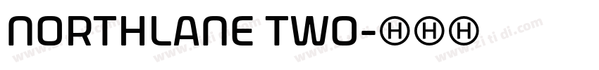 Northlane Two字体转换